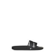 Zwarte luxe sliders voor heren Givenchy , Black , Heren