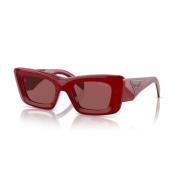 Sunglasses Prada , Red , Unisex