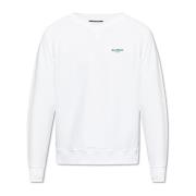 Sweatshirt met logo Balmain , White , Heren
