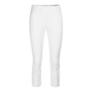 Cropped Trousers Raffaello Rossi , White , Dames