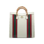 Pre-owned Leather gucci-bags Gucci Vintage , White , Dames