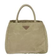 Pre-owned Fabric handbags Prada Vintage , Beige , Dames