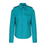 Shirts Bottega Veneta , Green , Heren