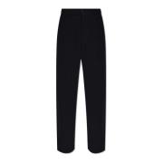 Wollen broek Giorgio Armani , Black , Heren