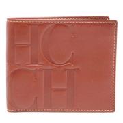 Pre-owned Leather wallets Carolina Herrera Pre-owned , Beige , Heren