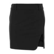 Short Skirts Off White , Black , Dames