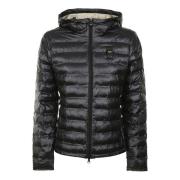 Down Jackets Blauer , Black , Dames