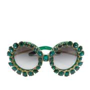 Pre-owned Acetate sunglasses Dolce & Gabbana Pre-owned , Green , Dames