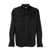 Blouses & Shirts PT Torino , Black , Heren