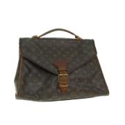 Pre-owned Canvas handbags Louis Vuitton Vintage , Brown , Dames