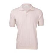 Retro Skipper Polo Shirt Gran Sasso , Pink , Heren