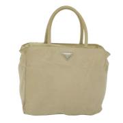 Pre-owned Fabric prada-bags Prada Vintage , Beige , Dames