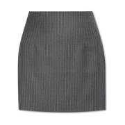 Mani Pinstripe rok Gauge81 , Gray , Dames