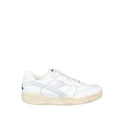 Witte Retro Tennisschoenen Diadora , White , Unisex