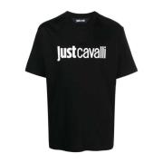 T-Shirts Just Cavalli , Black , Heren