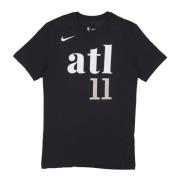Trae Young City Edition Tee Nike , Black , Heren