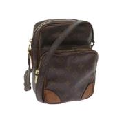 Pre-owned Canvas louis-vuitton-bags Louis Vuitton Vintage , Brown , Da...