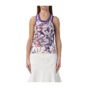 Sleeveless Tops Actitude , Purple , Dames