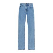 Straight Jeans 7 For All Mankind , Blue , Dames