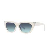 Ivory/Blue Shaded Zonnebril Tiffany , Beige , Dames