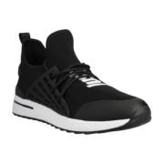 Zwarte Sneakers Schoenen Just Cavalli , Black , Heren
