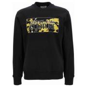 Sweatshirts Versace Jeans Couture , Black , Heren