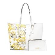 Witte Couture Tas Versace Jeans Couture , Multicolor , Dames
