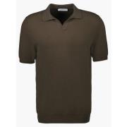 Bruine Polo Shirt Gran Sasso , Brown , Heren