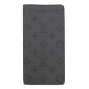 Pre-owned Leather wallets Louis Vuitton Vintage , Gray , Dames