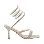 High Heel Sandals Twentyfour , Gray , Dames