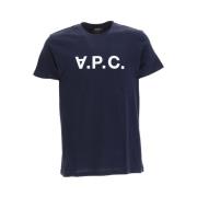 Kleurrijke T-Shirt VPC A.p.c. , Blue , Heren