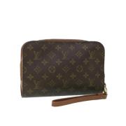 Pre-owned Canvas louis-vuitton-bags Louis Vuitton Vintage , Brown , Da...