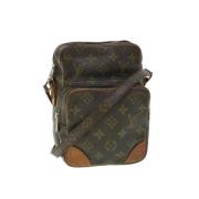 Pre-owned Canvas louis-vuitton-bags Louis Vuitton Vintage , Brown , Da...