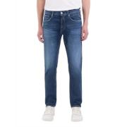 Regular Denim Jeans Replay , Blue , Heren