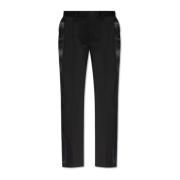 Broek met plooien aan de voorkant en zijstrepen Helmut Lang , Black , ...