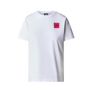 Witte Coördinaten Grafische T-shirt The North Face , White , Dames