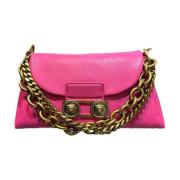 Fuchsia Schoudertas met Kettingband Just Cavalli , Pink , Dames