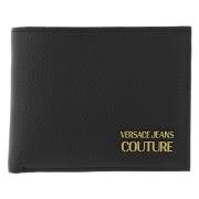 Zwarte Portemonnees Beschrijving Versace Jeans Couture , Black , Heren