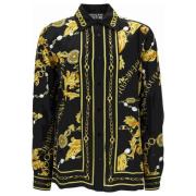 Barok Patroon Lange Mouw Shirt Zwart Versace Jeans Couture , Multicolo...