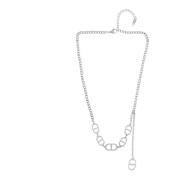 Courage Waterdichte Zilveren Ketting Dansk Copenhagen , Gray , Dames