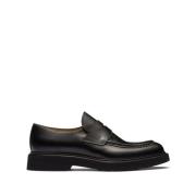 Lynton Klassieke Leren Schoenen Church's , Black , Heren