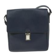 Pre-owned Leather prada-bags Prada Vintage , Blue , Dames