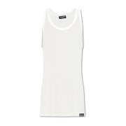 Mouwloos T-shirt Dsquared2 , White , Heren