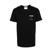 T-Shirts Moschino , Black , Heren