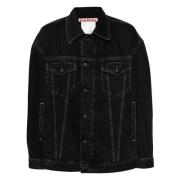 Denim Jackets Acne Studios , Black , Heren