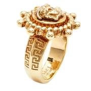 Pre-owned Yellow Gold rings Versace Pre-owned , Yellow , Dames