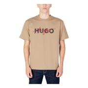 T-Shirts Hugo Boss , Brown , Heren