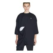 Oversized Cut-Out T-Shirt Vivienne Westwood , Black , Heren