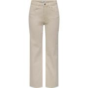 Straight Jeans Only , Beige , Dames
