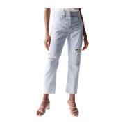 Cropped Jeans Salsa , Blue , Dames